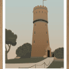 Nykøbing Sj Vandtårn Plakat