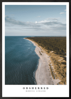 Odsherred Rørvig Strand Plakat