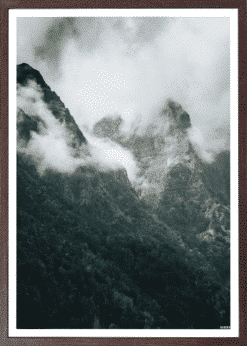 Alternative view of Bjerge i Madeira Plakat