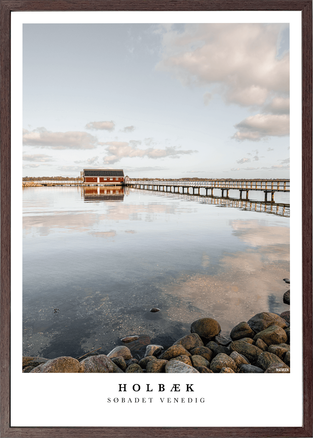 Holbæk Søbadet Venedig Plakat