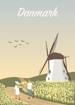 Danmark Sommer Plakat