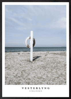 Vesterlyng Stranden Plakat