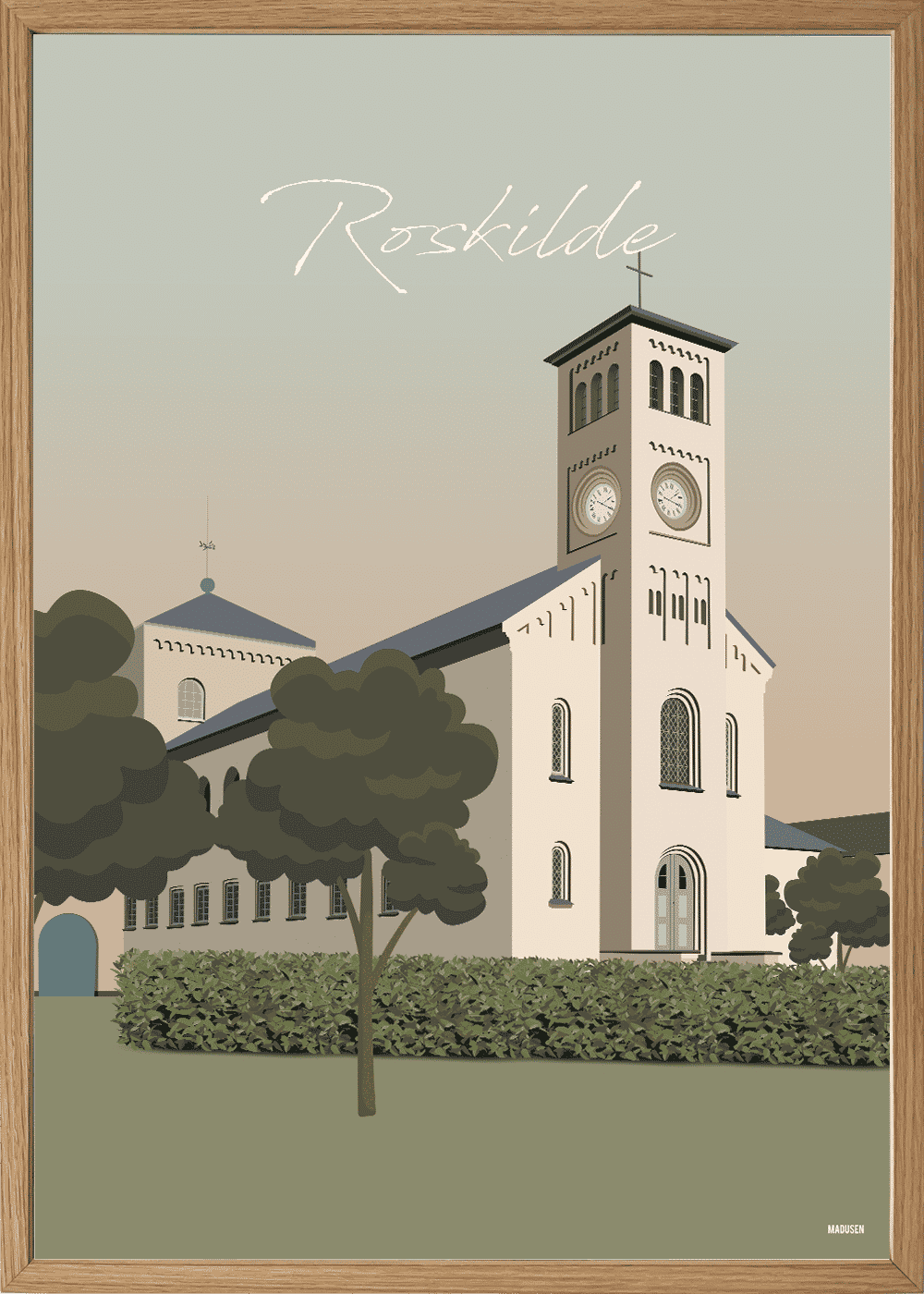 Roskilde Sct. Hans Hospitals Kirke Plakat