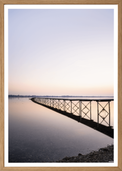 Holbæk Solopgang Ved Fjorden Plakat