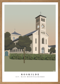 Roskilde Sct. Hans Hospitalskirke Plakat