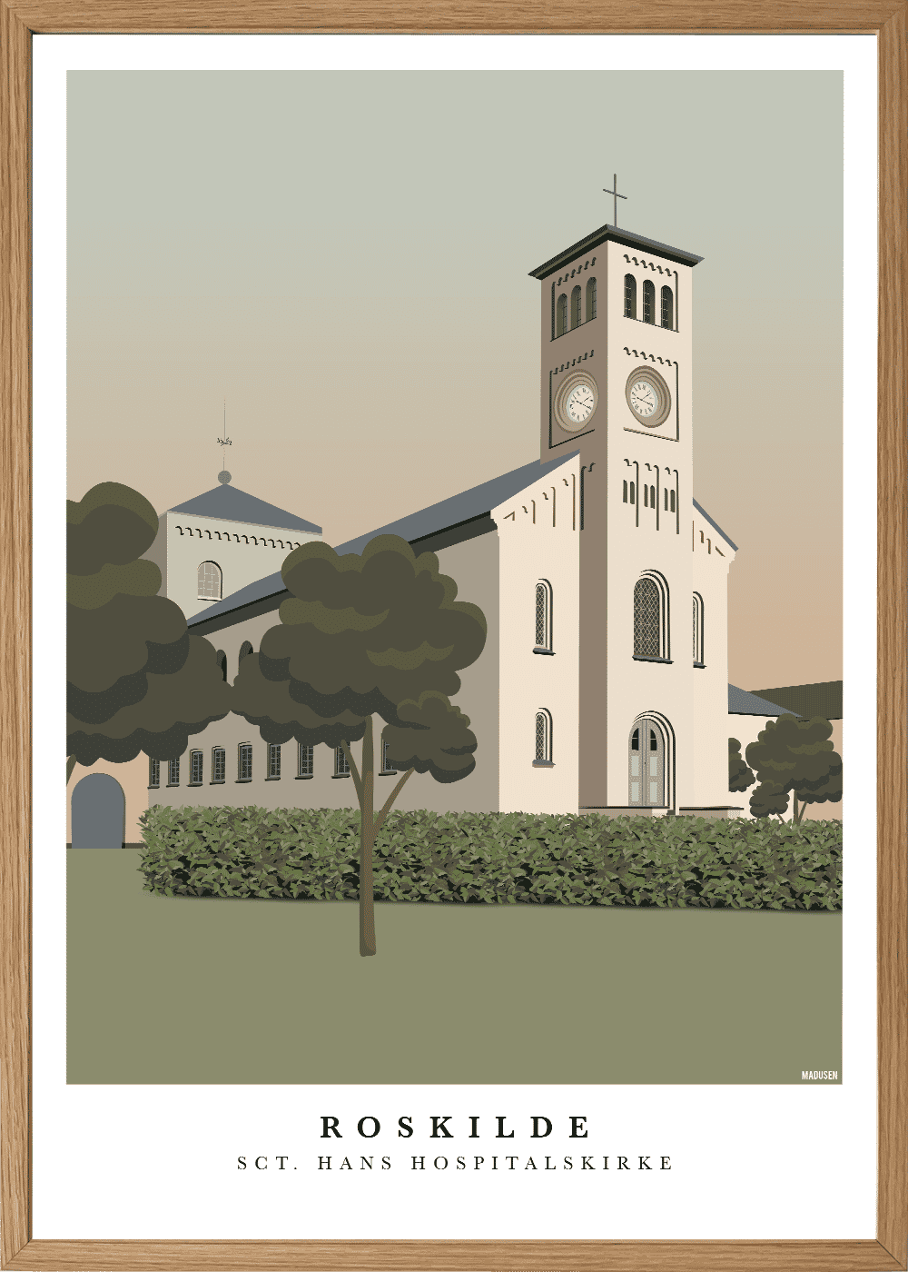 Roskilde Sct. Hans Hospitalskirke Plakat