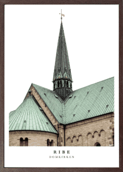 Alternative view of Ribe Domkirke Plakat
