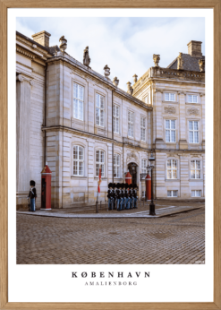 København Amalienborg Plakat