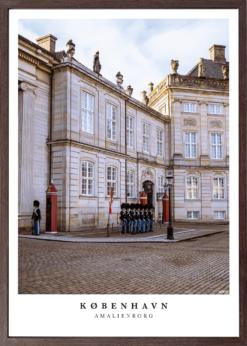 Alternative view of København Amalienborg Plakat