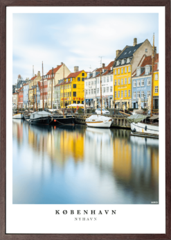 Alternative view of København Nyhavn Plakat