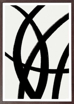 Black Strokes Plakat