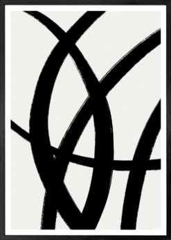 Black Strokes Plakat