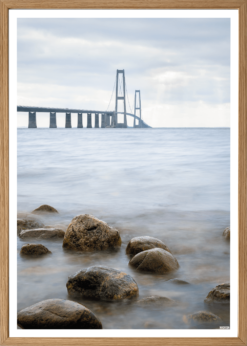 Danmark Storebæltsbroen Plakat