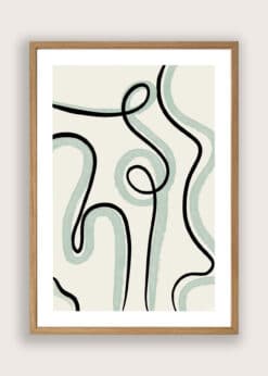 Twisted Lines Plakat