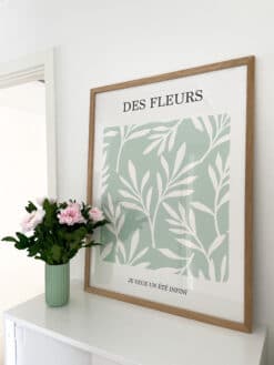 Alternative view of Des Fleurs Plakat