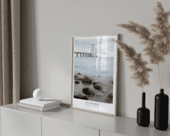 Alternative view of Danmark Storebæltsbroen Plakat
