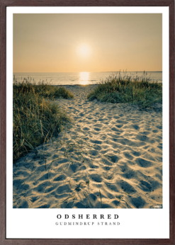 Odsherred Gudmindrup Strand 2 Plakat