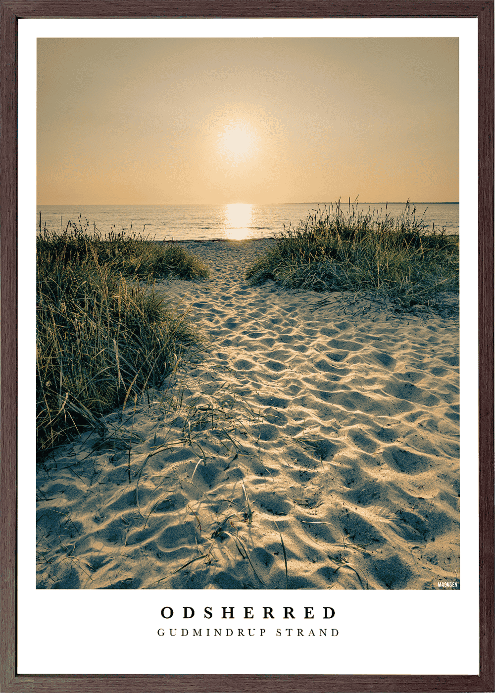 Odsherred Gudmindrup Strand 2 Plakat