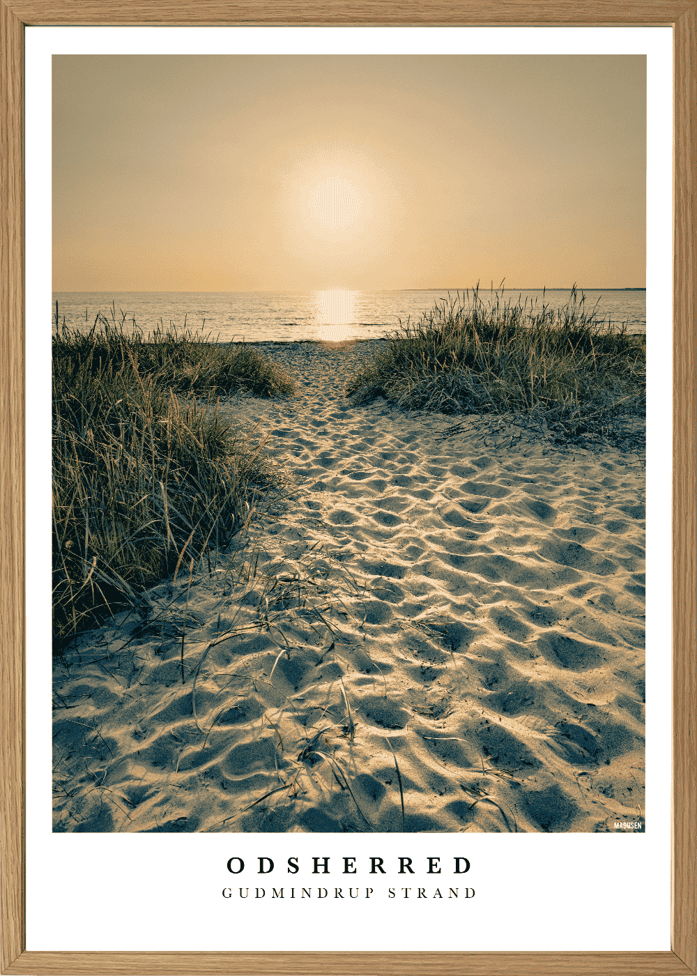 Odsherred Gudmindrup Strand 2 Plakat