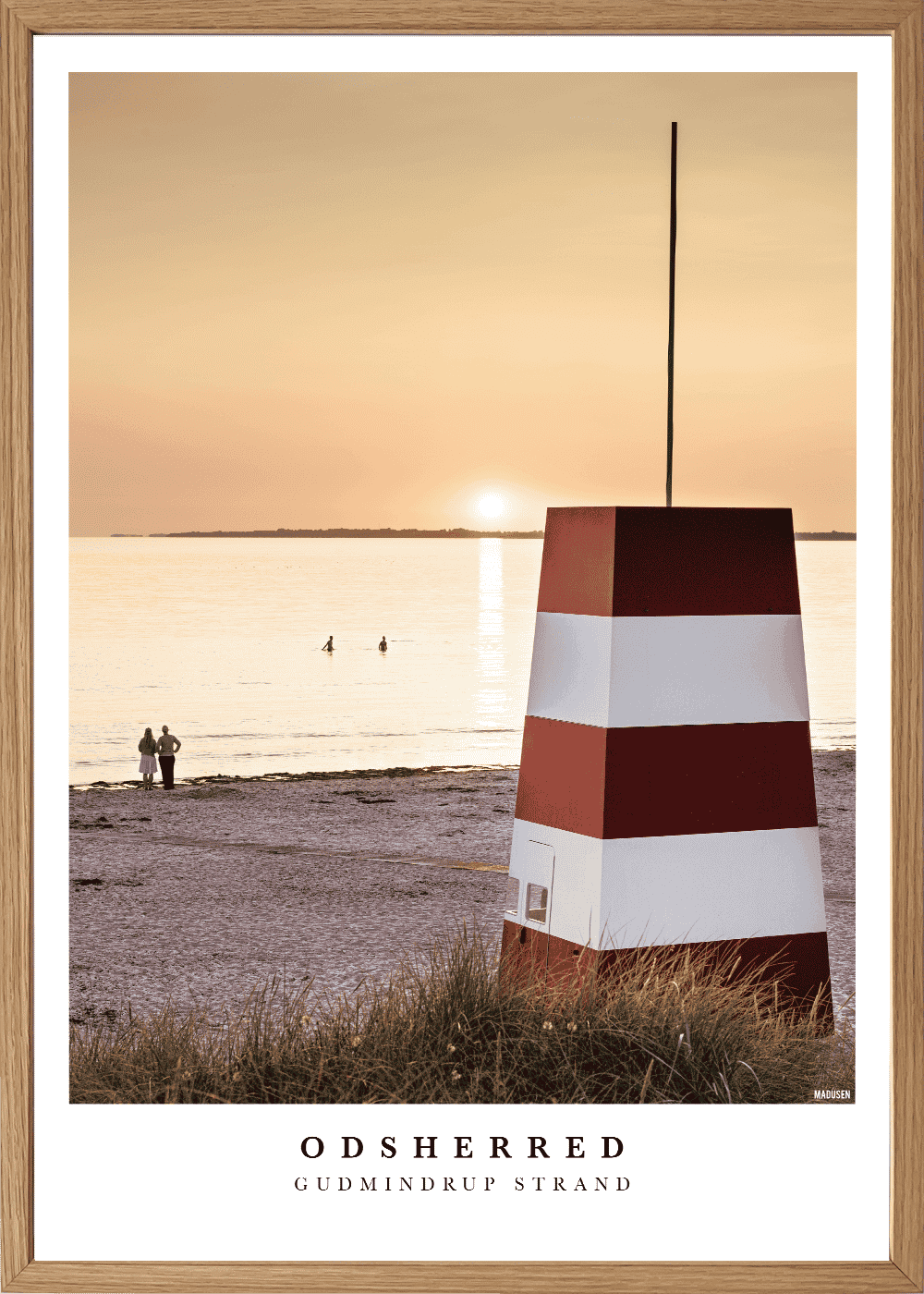 Odsherred Gudmindrup Strand 1 Plakat - Billede 2