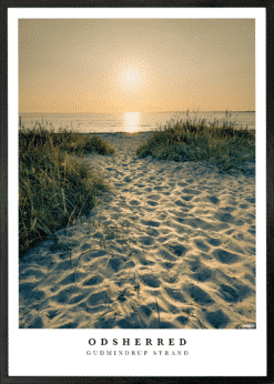 Odsherred Gudmindrup Strand 2 Plakat