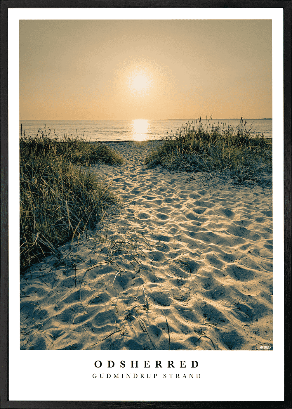 Odsherred Gudmindrup Strand 2 Plakat