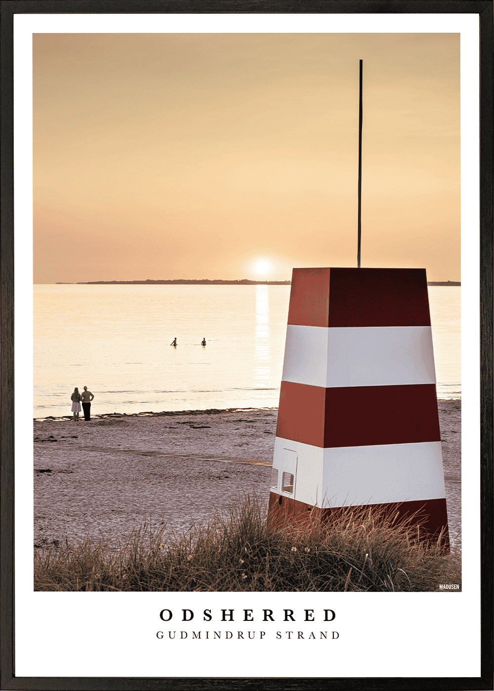Odsherred Gudmindrup Strand 1 Plakat - Billede 3