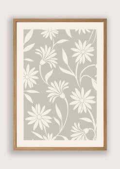 Beige flower Plakat