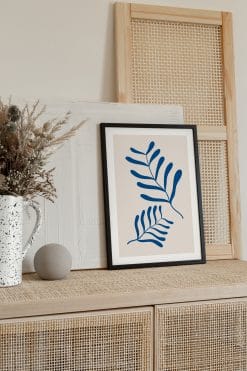 Alternative view of Blue Tropical Graphic Plakat