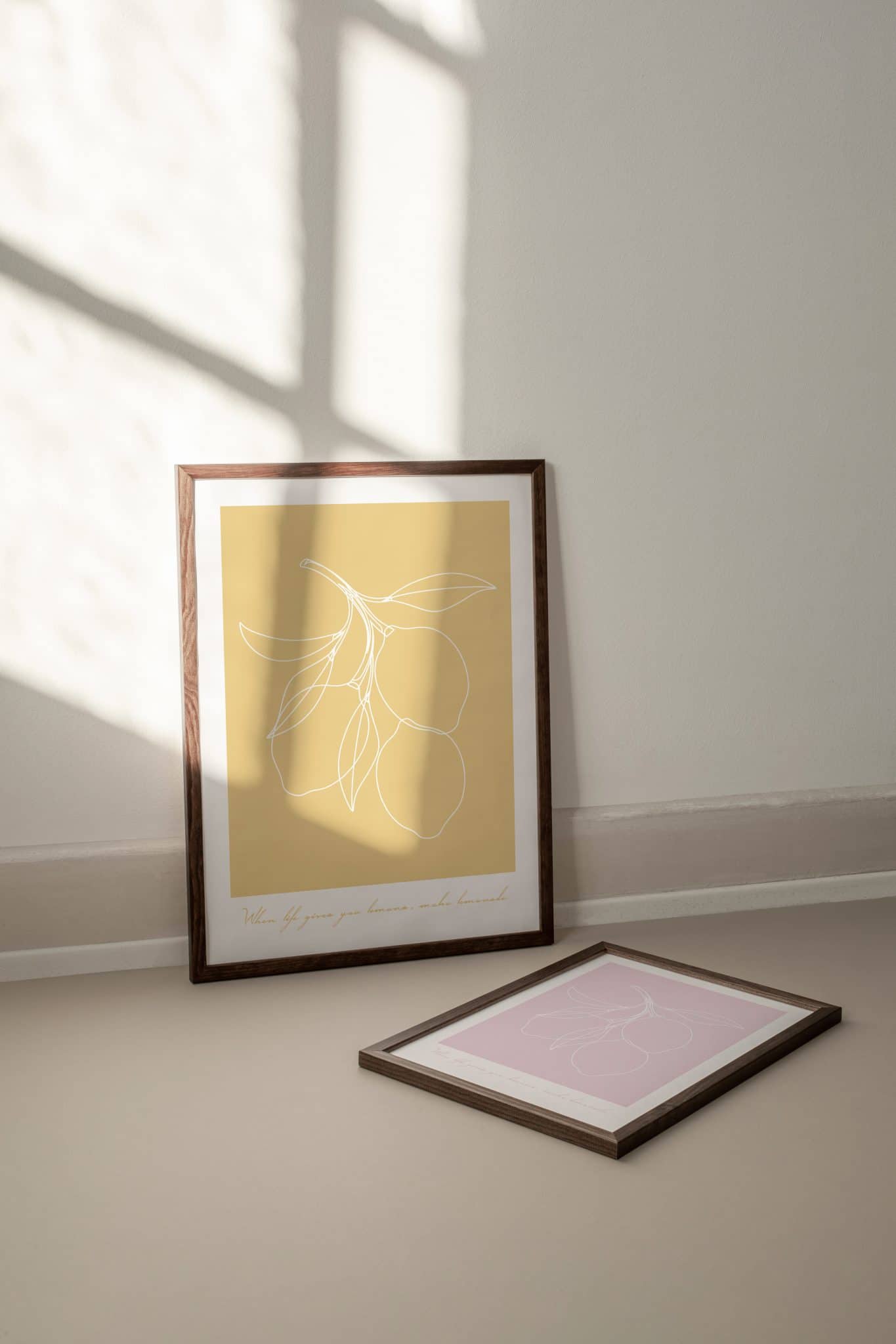 When Life Gives You Lemons Gul Plakat - Billede 2