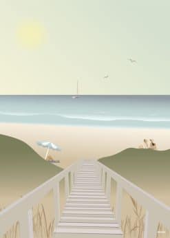 Hirtshals Strand Plakat