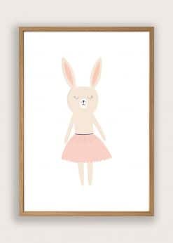 Bunny Ballerina Plakat