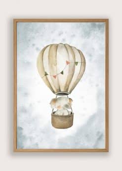 Elefant I Luftballon Plakat