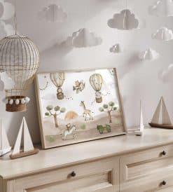 Alternative view of Safari Dyr Plakat