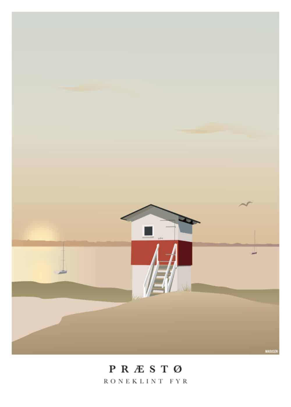 Præstø Roneklint Fyr Plakat