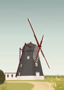 Bornholm Kuremøllen Plakat