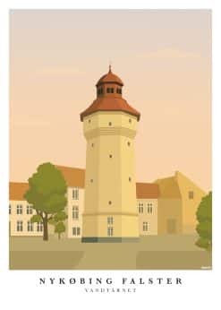 Nykøbing Falster Vandtårn Plakat