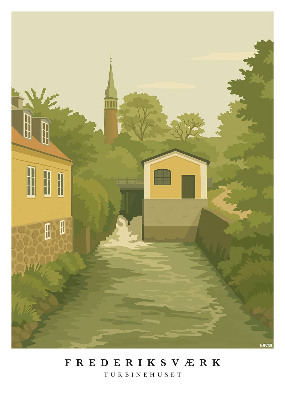 Frederiksværk Turbinehuset Plakat