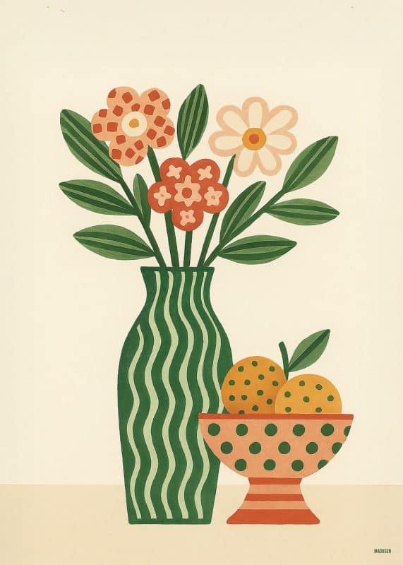 Blomsterbordet Plakat