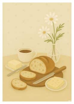 Friskbagt Brød Plakat
