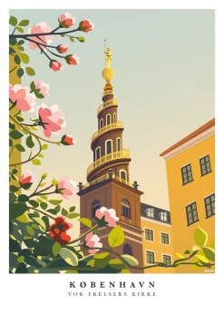 København Vor Frelsers Kirke Plakat