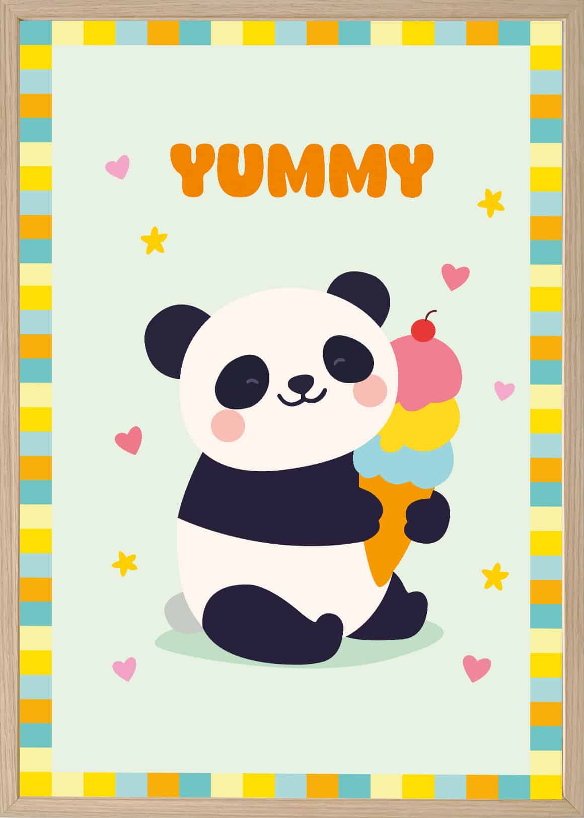 Panda Spiser Is Plakat