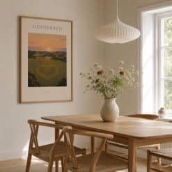 Alternative view of Odsherred Vejrhøj-hjertet Plakat