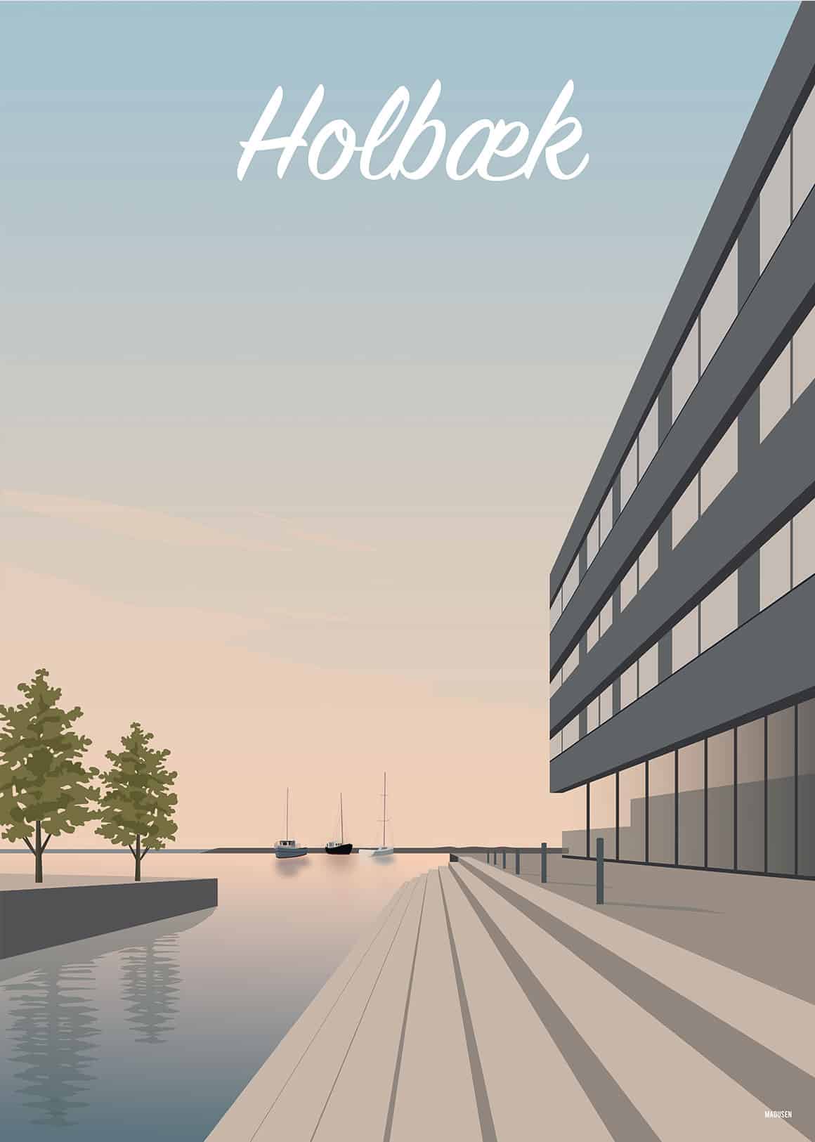 Holbæk Kanalstræde Plakat