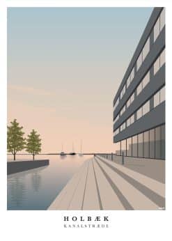 Holbæk Kanalstræde Plakat