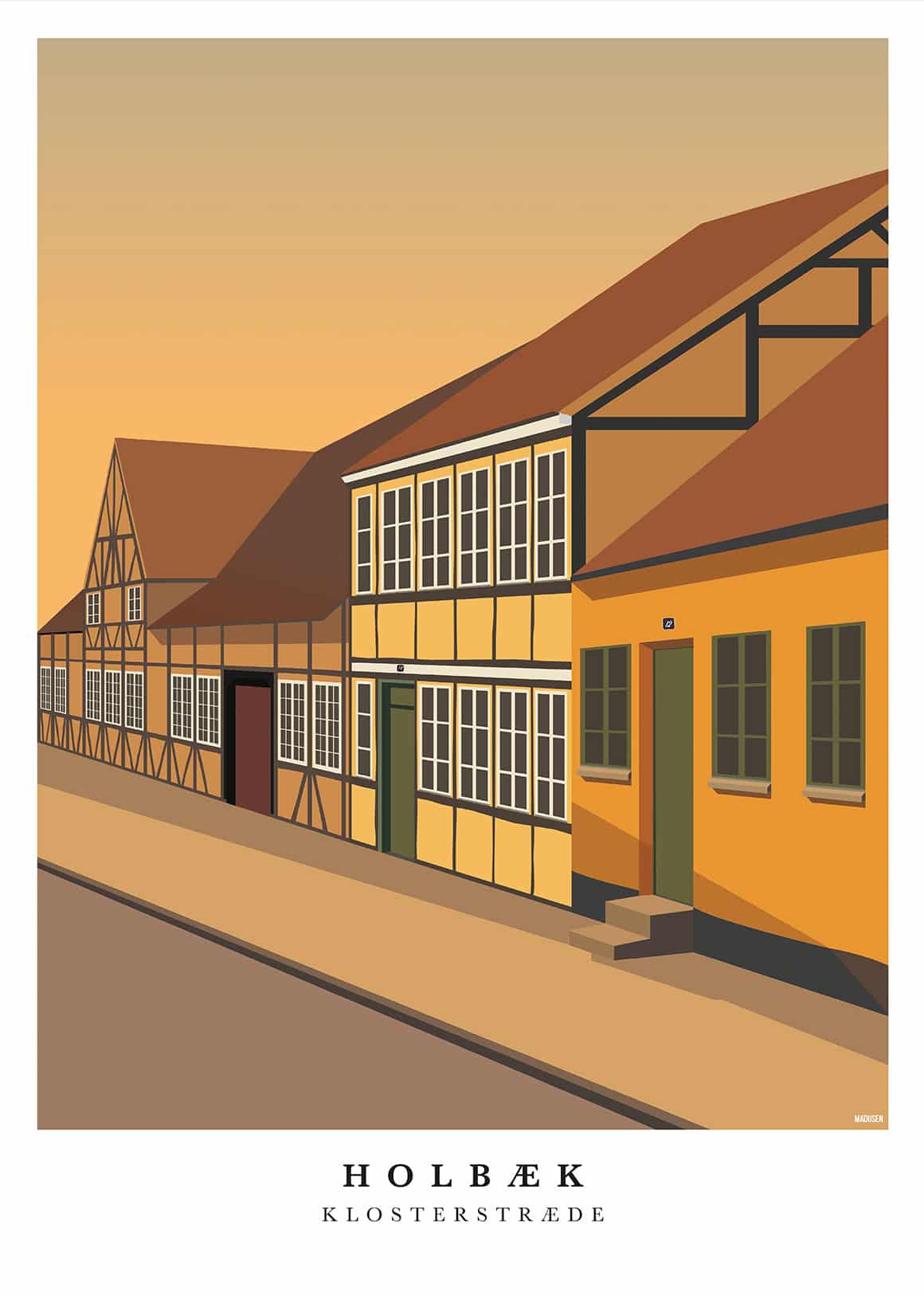 Holbæk Klosterstræde Plakat