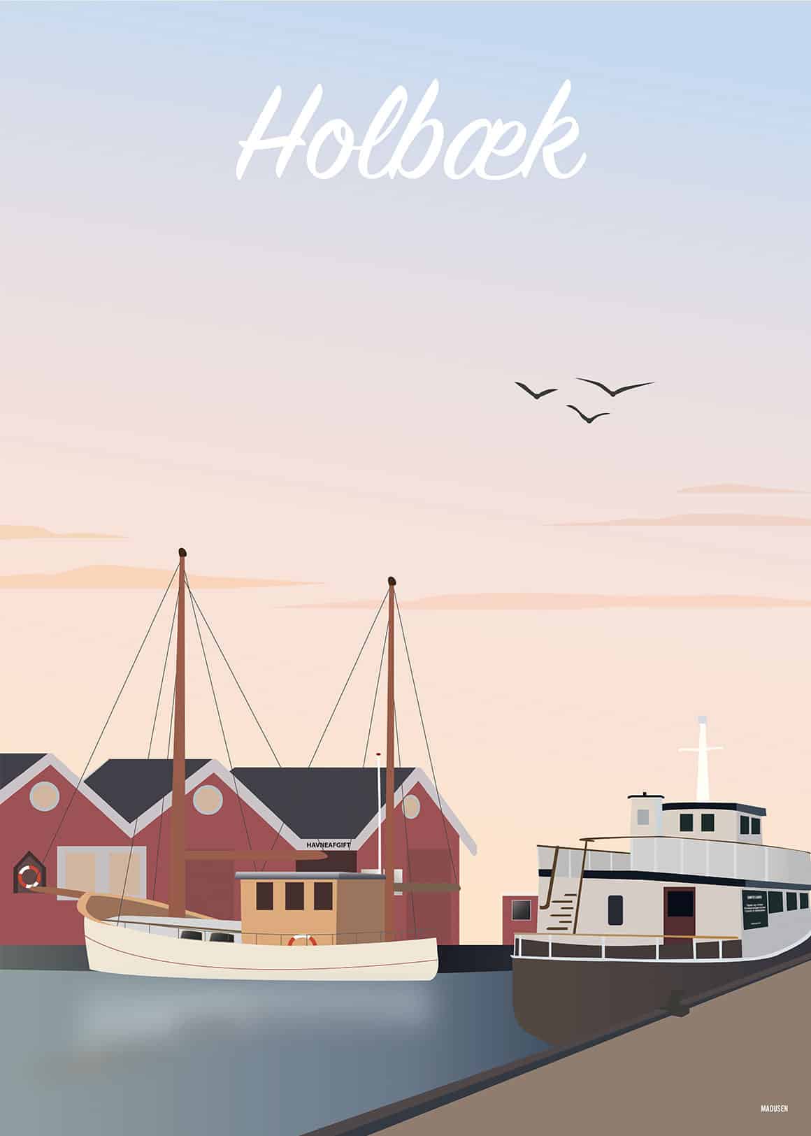Holbæk Gl. Havn Plakat