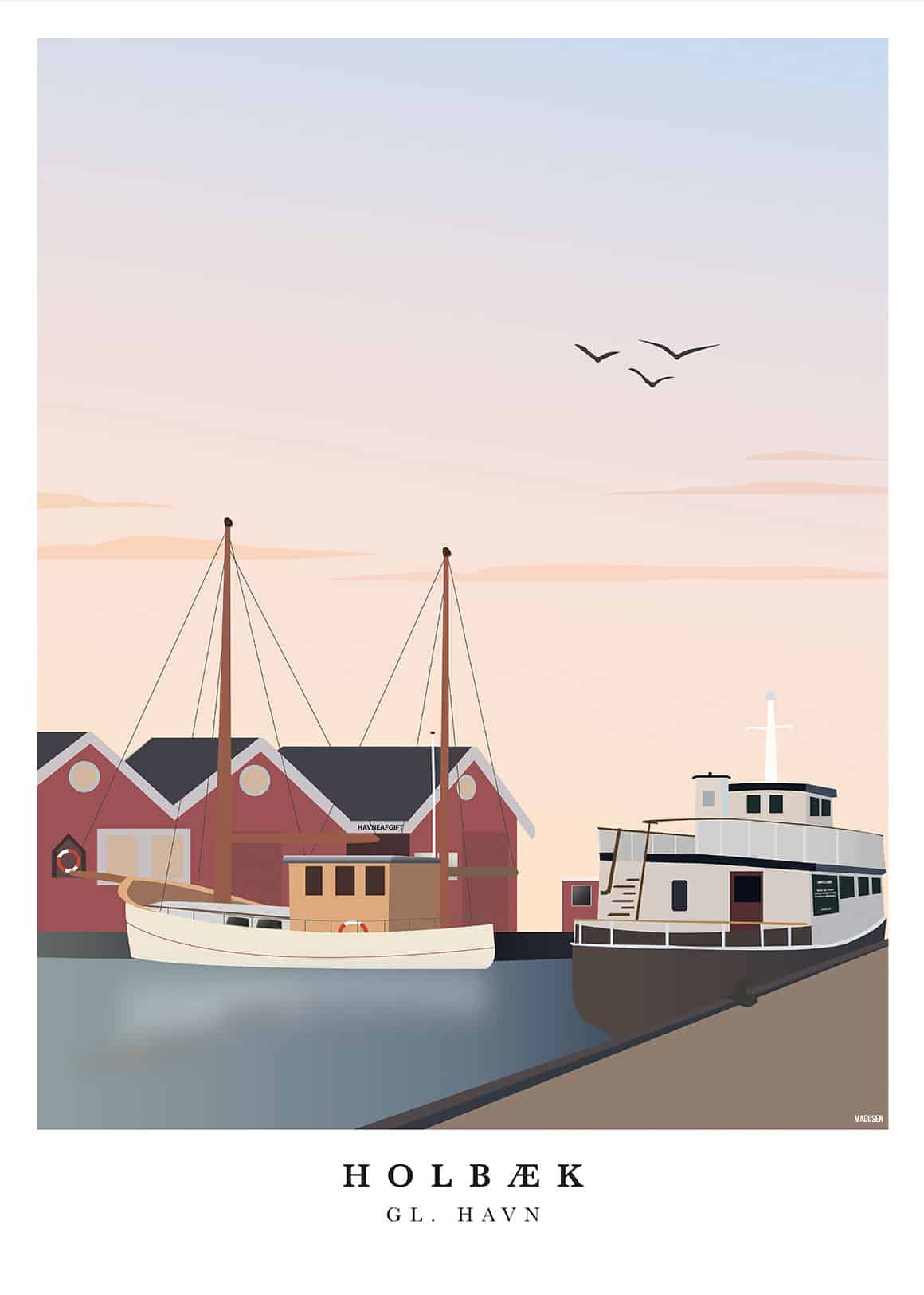 Holbæk Gl. Havn Plakat