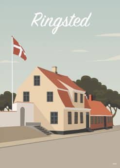 Ringsted De Mahlerske Huse Plakat