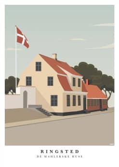 Ringsted De Mahlerske Huse Plakat